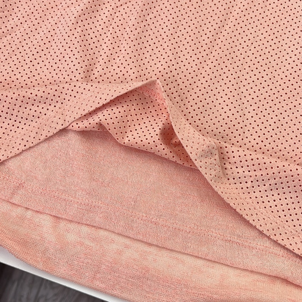 Melanie Lyne  Peach Brushed Suede Sleeveless Tank Top - Picture 3 of 9
